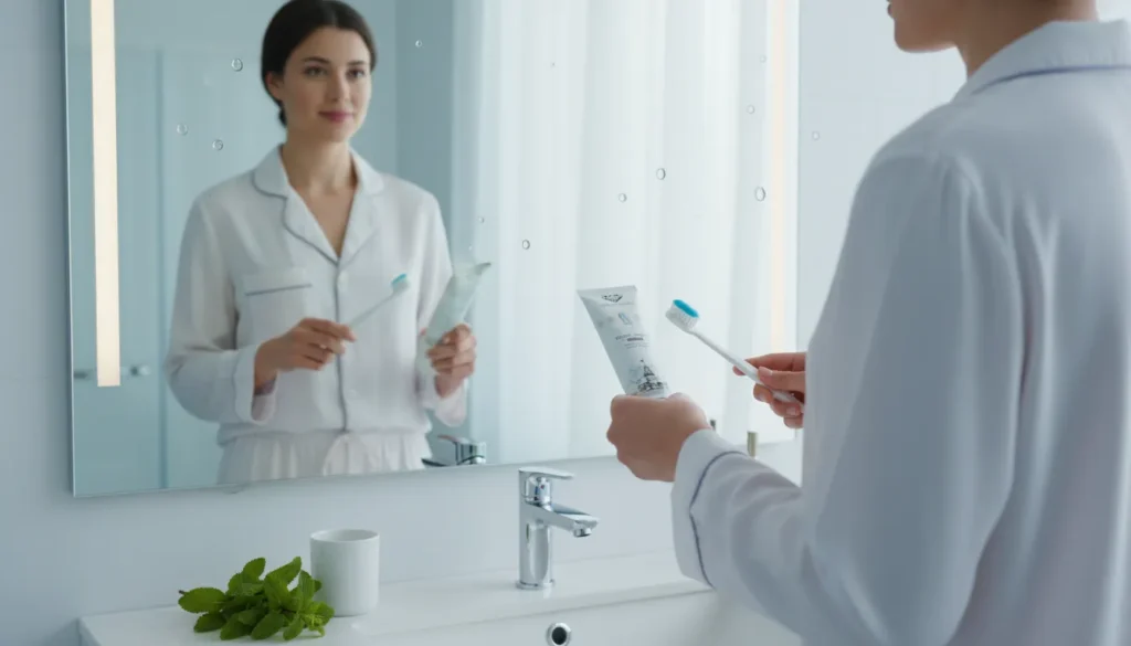 Protez kaplamalar için diş macunu