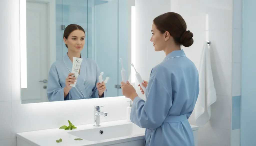 Protez kaplamalar için diş macunu